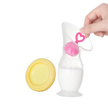 BPA Free Milk Saver Baby Breastfeeding Pump Manual Silicone Breast Pump